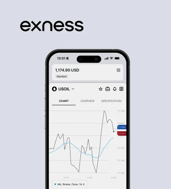 ربط حساب تداول Exness بميتاتريدر 5
