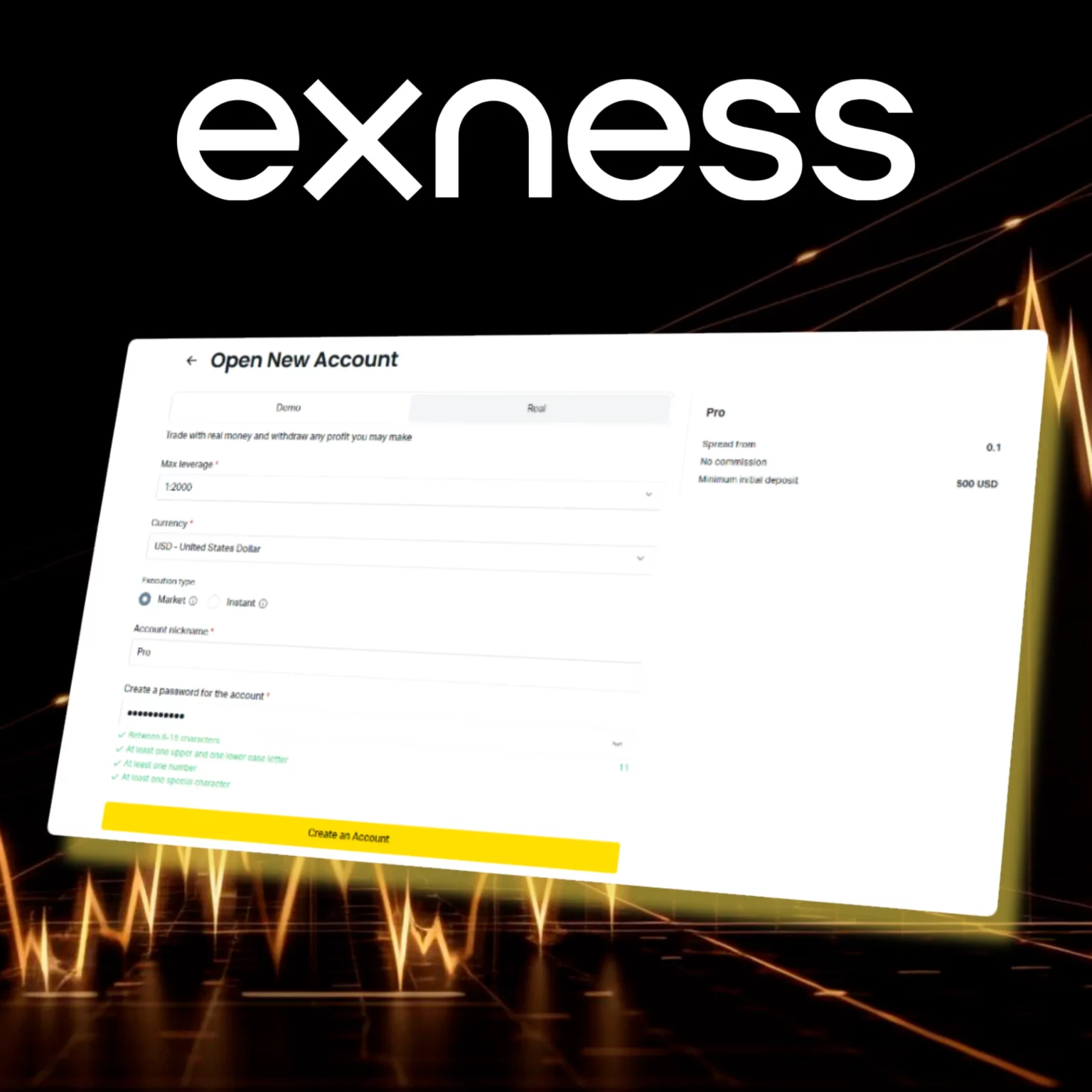 اشترك في Exness